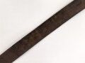1. Weltkrieg, Koppelriemen für Mannschaften, ungeschwärztes Stück, datiert 1915. Gesamtlänge 100cm