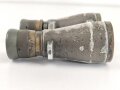 Kaiserreich und 1. Weltkrieg, Fernglas 08 von Goerz Berlin. Klare Durchsicht, Originallack, abgegriffen