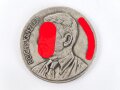 Medaille " Bezirks Schützenverband Hessen Nassau , 34tes Verbandschiessen 2.-4. Juli 1933 in Haiger" Vorderseite " Reichskanzler Adolf Hitler" Durchmesser 36mm