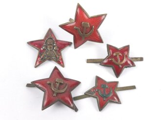 Russland 2. Weltkrieg, Fünf Mützensterne aus...