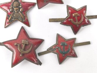 Russland 2. Weltkrieg, Fünf Mützensterne aus...
