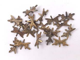 19 Schwerter Auflagen für Bandspangen, jeweils 14mm Breit