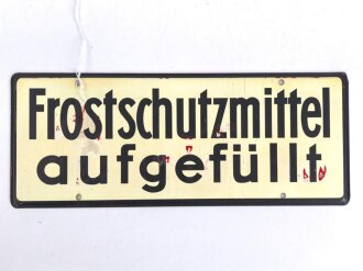 Schild für Kraftfahrzeug Instandsetzungseinheiten...