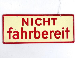 Schild für Kraftfahrzeug Instandsetzungseinheiten...