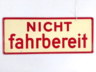 Schild für Kraftfahrzeug Instandsetzungseinheiten...