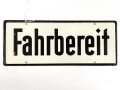 Schild für Kraftfahrzeug Instandsetzungseinheiten der Wehrmacht " Fahrbereit / Nicht Fahrbereit " 10 x 25cm