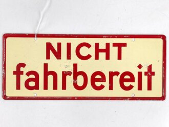 Schild für Kraftfahrzeug Instandsetzungseinheiten...