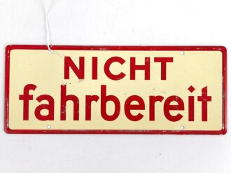 Schild für Kraftfahrzeug Instandsetzungseinheiten...