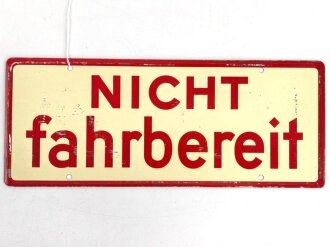 Schild für Kraftfahrzeug Instandsetzungseinheiten...