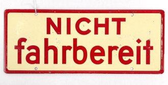 Schild für Kraftfahrzeug Instandsetzungseinheiten...