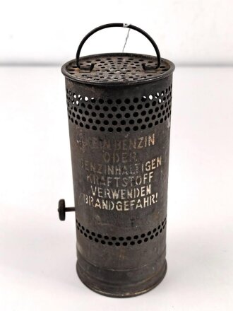 Dochtlampe zur Sammleranwärmung für...