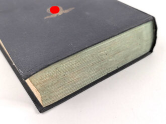 Adolf Hitler " Mein Kampf" blaue Ganzleinenausgabe von 1936, gebraucht