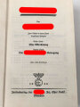 Adolf Hitler " Mein Kampf" blaue Ganzleinenausgabe von 1936, gebraucht