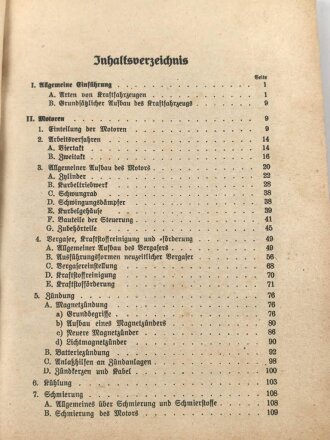 H. Dv. 471 "Handbuch für Kraftfahrer" datiert 1943 vom Kommando der Schutzpolizei Frankfurt, 351 Seiten