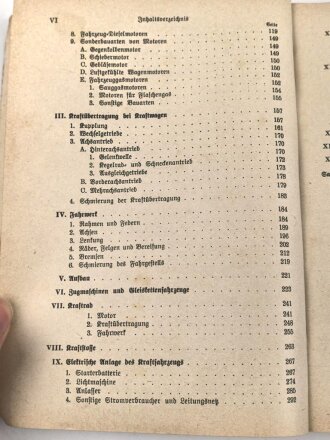 H. Dv. 471 "Handbuch für Kraftfahrer" datiert 1943 vom Kommando der Schutzpolizei Frankfurt, 351 Seiten