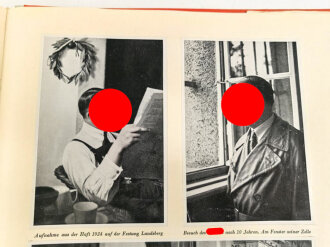 Sammelbilderalbum " Adolf Hitler" komplett, in defektem Schutzumschlag