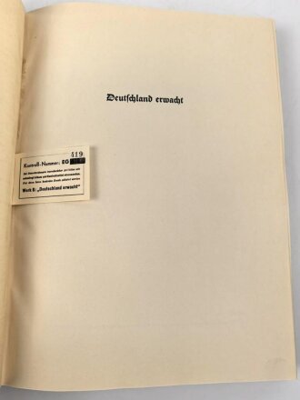 Sammelbilderalbum " Deutschland erwacht"...