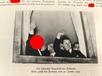 Sammelbilderalbum " Deutschland erwacht" komplett, Schutzumschlag defekt
