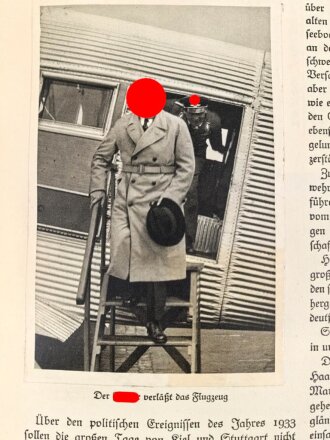 Sammelbilderalbum " Deutschland erwacht" komplett, Schutzumschlag defekt