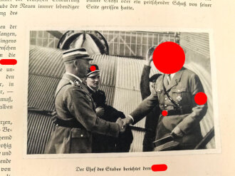 Sammelbilderalbum " Deutschland erwacht" komplett, Schutzumschlag defekt