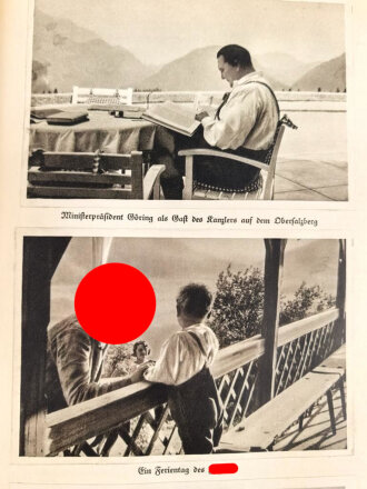 Sammelbilderalbum " Deutschland erwacht" komplett, Schutzumschlag defekt