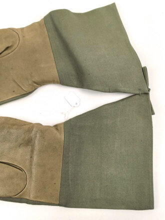 Paar Handschuhe für Kradmelder der Wehrmacht. Ungetragenes Paar in Grösse 9, datiert 1942
