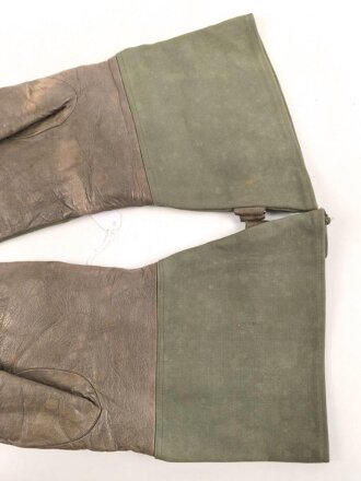 Paar Handschuhe für Kradmelder der Wehrmacht. Ungetragenes Paar in Grösse 8 3/4