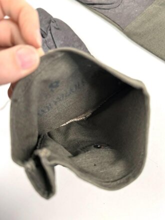 Paar Handschuhe für Kradmelder der Wehrmacht. Ungetragenes Paar in Grösse 8 mit Reichsbetriebsnummer