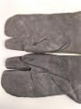 Paar Handschuhe für Kradmelder der Wehrmacht. Ungetragenes Paar in Grösse 8 mit Reichsbetriebsnummer