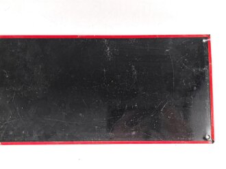 Blechschild "Tankstelle" Wehrmacht , Maße 16x51cm