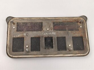 "Notek" Kraftfahrzeug Rücklicht zum Nachtmarschgerät. Originallack, Funktion nicht geprüft