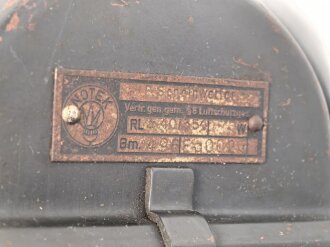 Notek Tarnscheinwerfer grosses Modell , für Instandsetzungseinheiten und Lagerbeleuchtung. Originallack, Funktion nicht geprüft