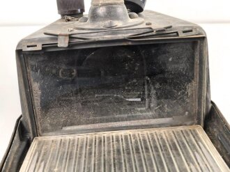 Notek Tarnscheinwerfer grosses Modell , für Instandsetzungseinheiten und Lagerbeleuchtung. Originallack, Funktion nicht geprüft