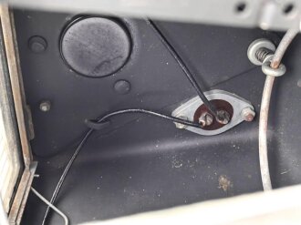 Notek Tarnscheinwerfer grosses Modell , für Instandsetzungseinheiten und Lagerbeleuchtung. Originallack, Funktion nicht geprüft