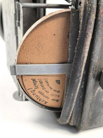 Notek Tarnscheinwerfer grosses Modell , für Instandsetzungseinheiten und Lagerbeleuchtung. Originallack, Funktion nicht geprüft