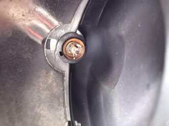 Notek Tarnscheinwerfer grosses Modell , für Instandsetzungseinheiten und Lagerbeleuchtung. Originallack, Funktion nicht geprüft