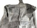 Schwerer Gasschutzanzug , Jacke und Hose aus weichem Gummi, jeweils Grösse 2. Hersteller Auer 1940. Jeweils ungereinigt
