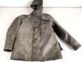 Schwerer Gasschutzanzug , Jacke und Hose aus weichem Gummi, jeweils Grösse 2. Hersteller Auer 1940. Jeweils ungereinigt
