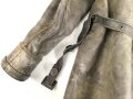 Schwerer Gasschutzanzug , Jacke und Hose aus weichem Gummi, jeweils Grösse 2. Hersteller Auer 1940. Jeweils ungereinigt
