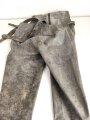 Schwerer Gasschutzanzug , Jacke und Hose aus weichem Gummi, jeweils Grösse 2. Hersteller Auer 1940. Jeweils ungereinigt
