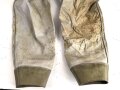 Schwerer Gasschutzanzug , Jacke und Hose jeweils in Teilen trocken. Ungereinigt