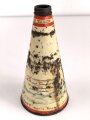 Blechdose " Motanol Winteröl" leer, ungereinigt, Höhe etwa 23cm.. Aus den 1930iger Jahren