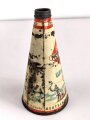 Blechdose " Motanol Winteröl" leer, ungereinigt, Höhe etwa 23cm.. Aus den 1930iger Jahren