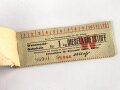 Block Gutscheine für Dieselkraftstoff, datiert 1944