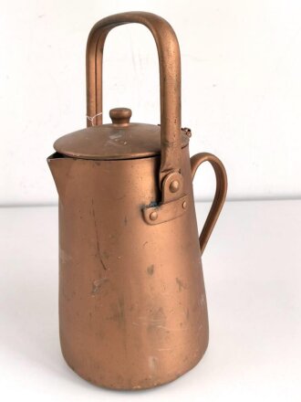 Wasserkanne Wehrmacht aus Aluminium, Hersteller RFI 41,...