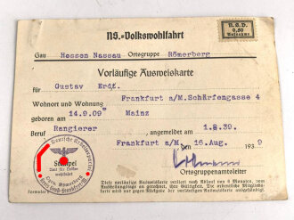 Gruppe Ausweise und Dokumente eines Herrn aus Frankfurt am Main
