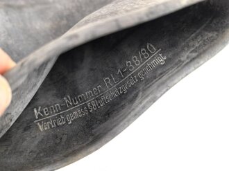 Einzelner Handschuh zum schweren  Gasschutzanzug . Weiches Gummi " Erista"