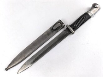Seitengewehr Modell 84/98 für k98 der Wehrmacht. Nummerngleiches Stück von 41asw