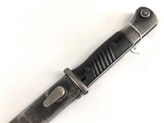 Seitengewehr Modell 84/98 für k98 der Wehrmacht. Nummerngleiches Stück von 42ddl