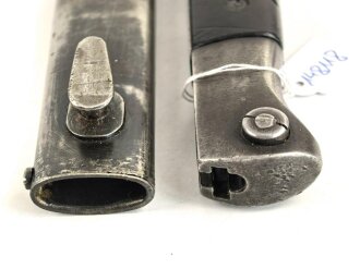 Seitengewehr Modell 84/98 für k98 der Wehrmacht. Nummerngleiches Stück von 42ddl